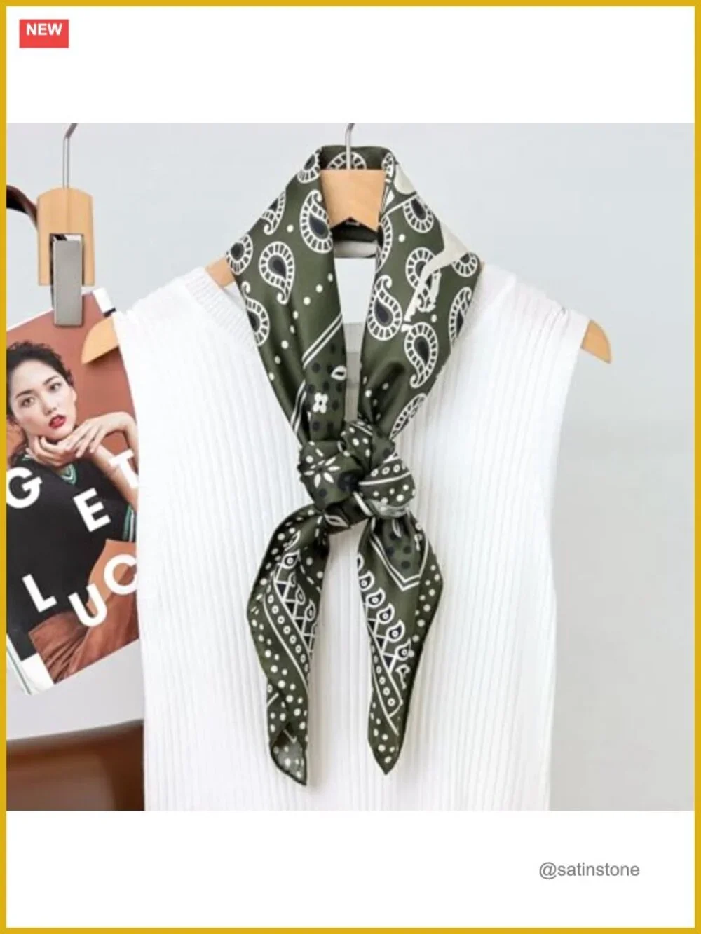 100% Mulberry Silk Scarf Women 35